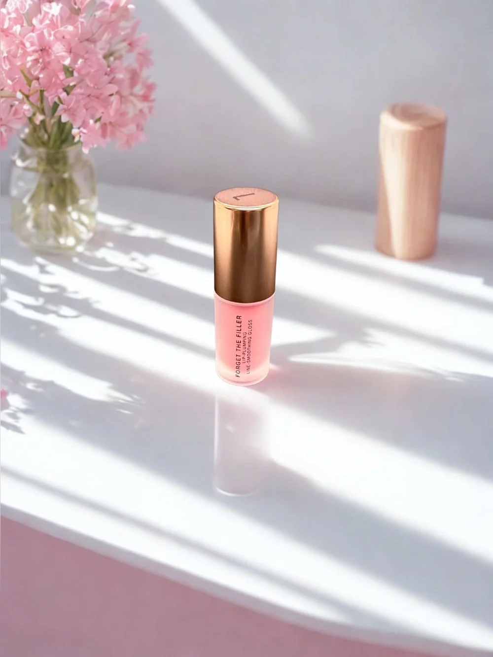 💕LAWLESS💕Forget The Filler Lip Plumping Gloss in Strawberry Popsicle/NIP